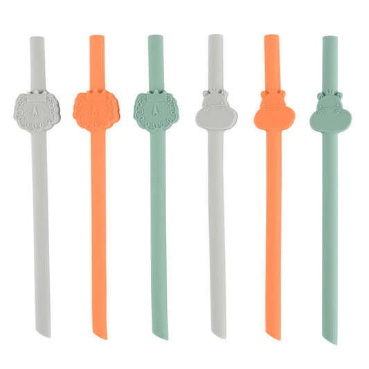 Chicco - Pack de 6 Palhinhas de Silicone