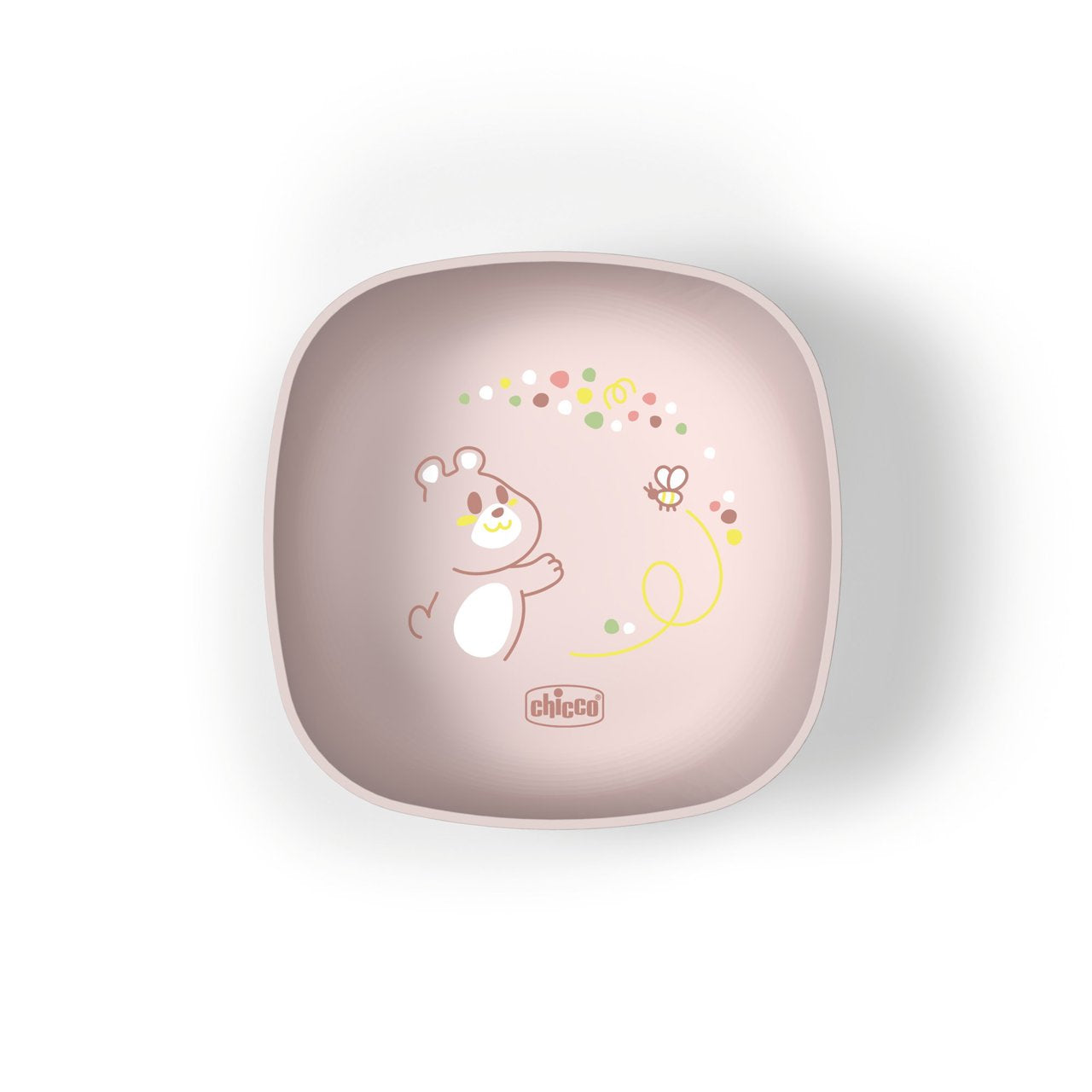 Chicco - Tigela com Tampa Chicco 6M+ Rosa
