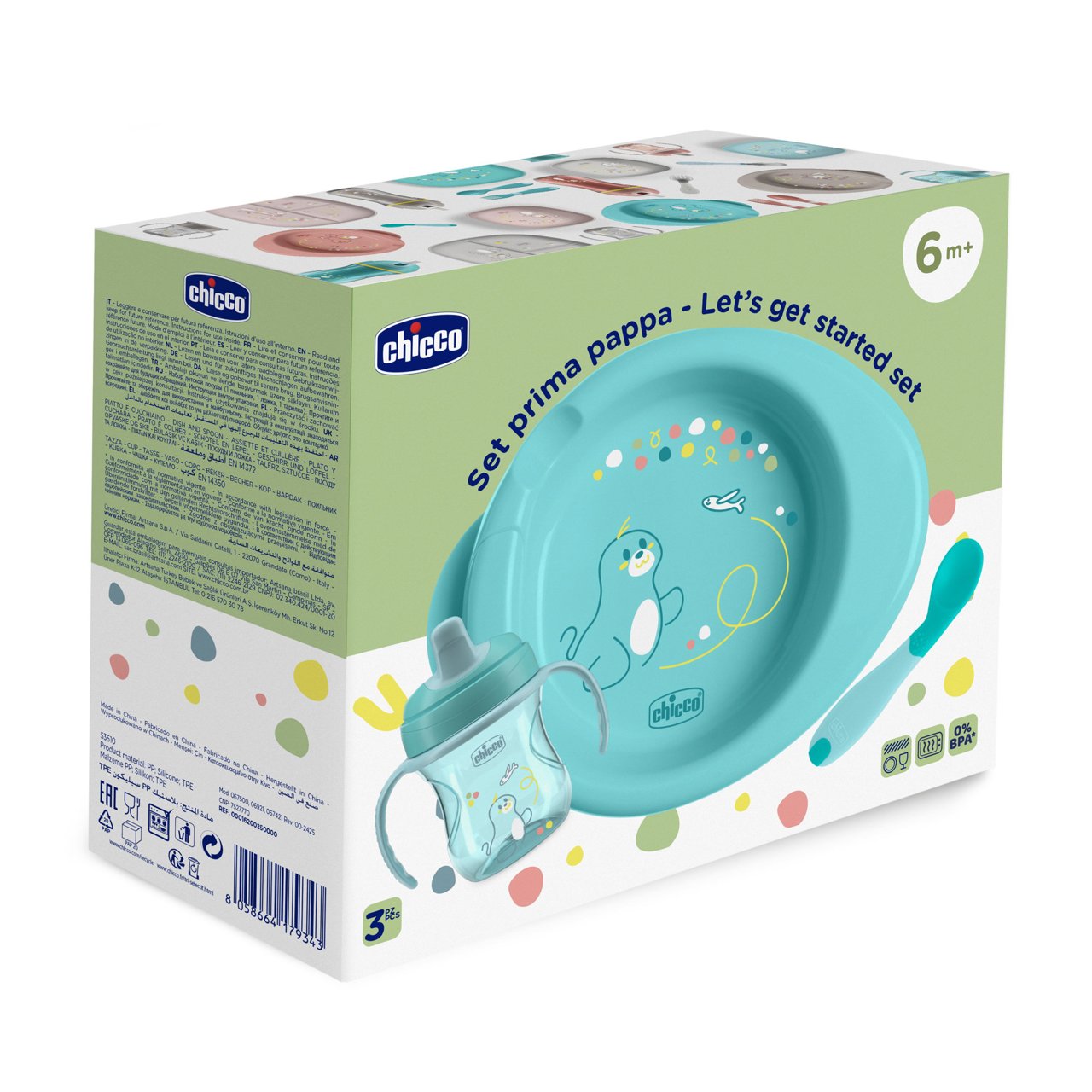 Chicco - Conjunto de Papa 6m+ Azul