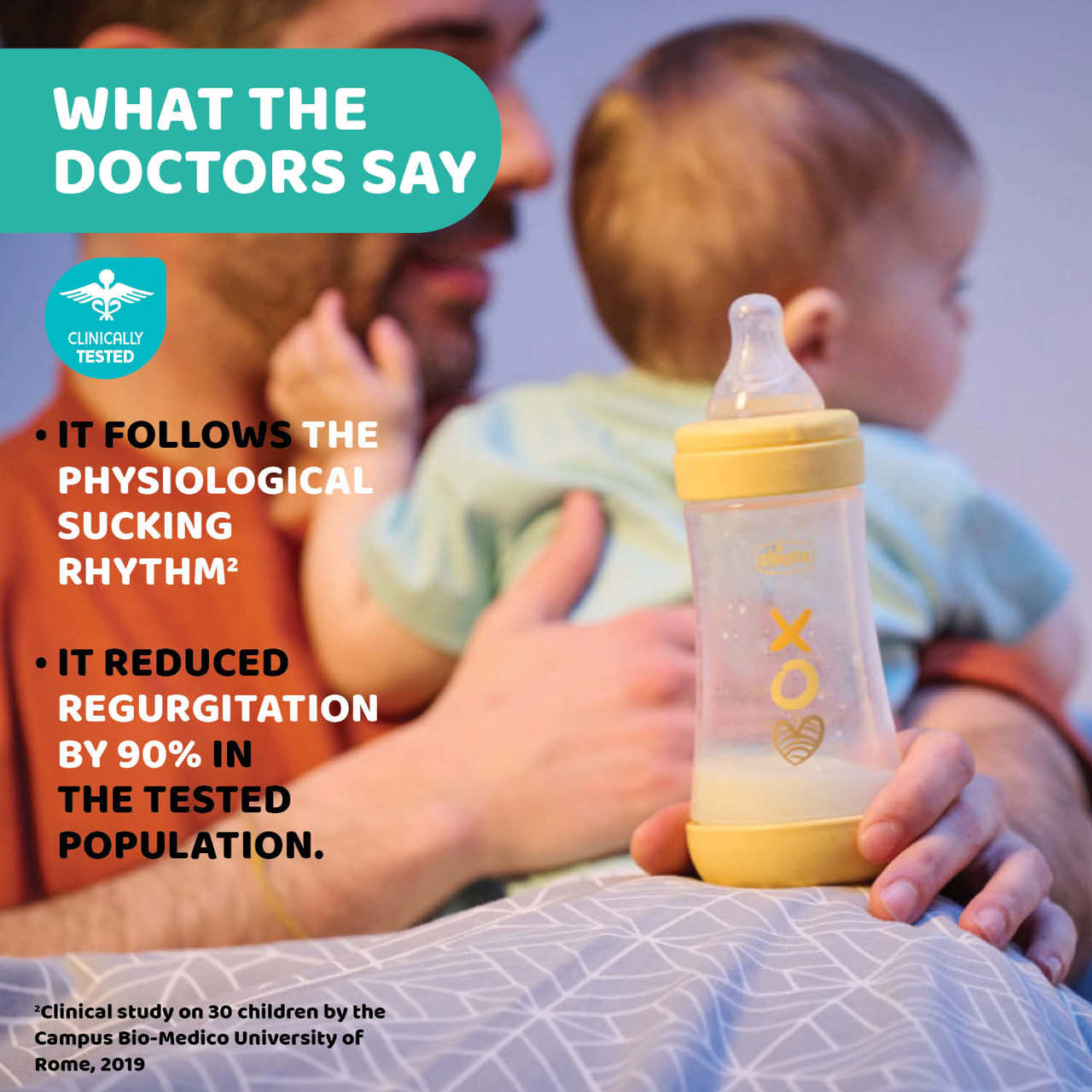 Biberão Perfect 5 240ml Fluxo Médio Azul