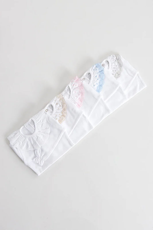 Body c/ Gola Renda Bordada Cardado