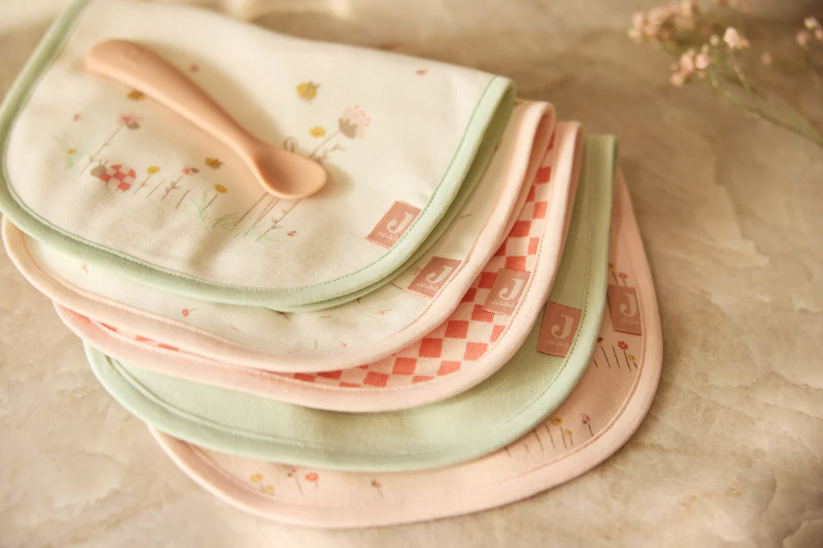 Jollien Babete Jersey Impermeável – Pretty Picnic – Pack de 5