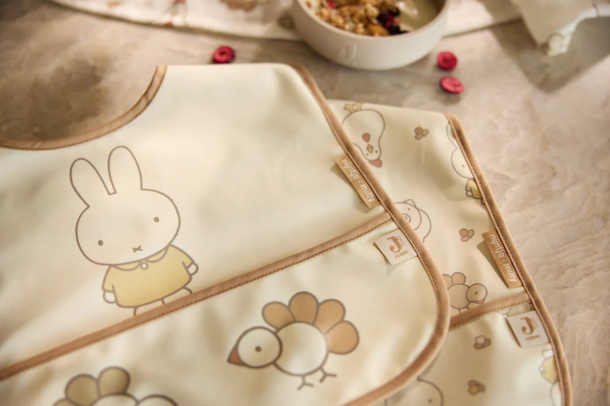 Jollien Babete Impermeável - Miffy Family Farm - Pack 2