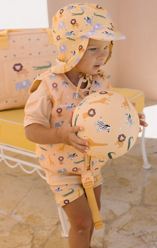 Chapéu de Praia Bebé Monnëka Wild Animals