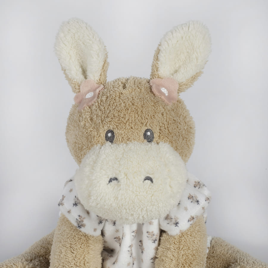 Peluche Burrinho - Botton Flowers