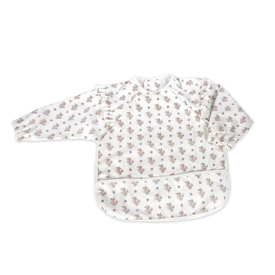Babete de Manga Comprida - Botton Flowers