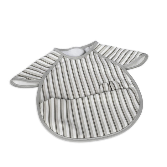 Babete Impermeável com Mangas Curtas - Botton Strips