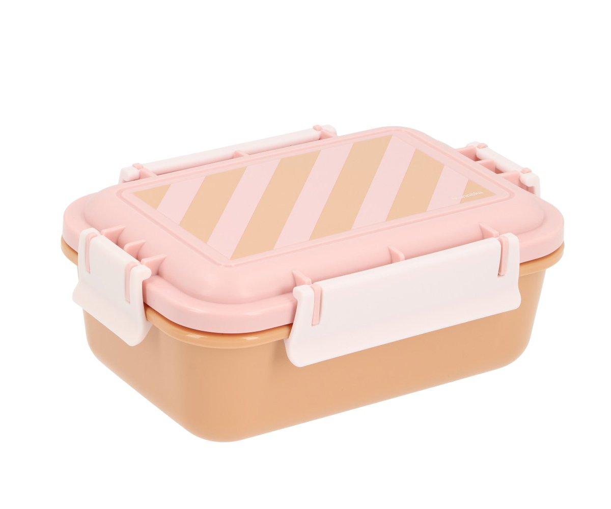 Caixa Lancheira Bento - Stripes Pink