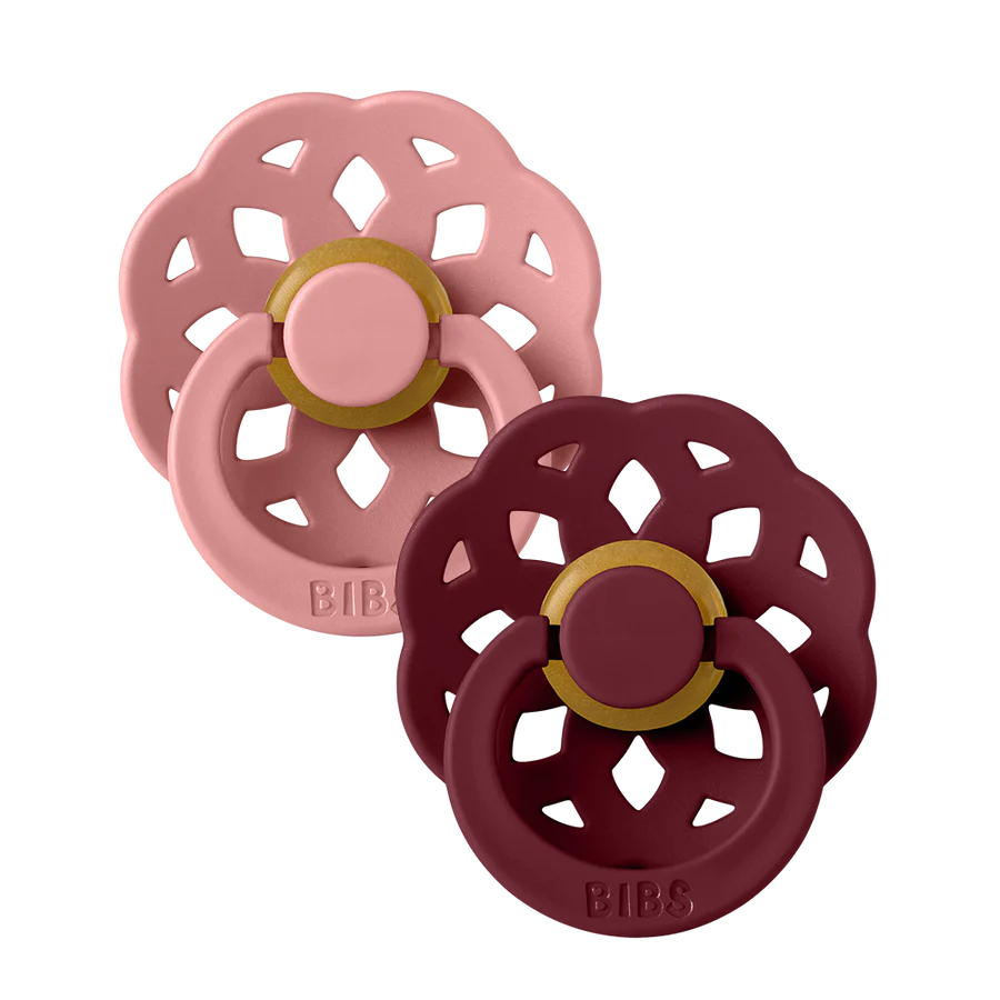 BIBS Boheme - Dusty Pink/Elderberry