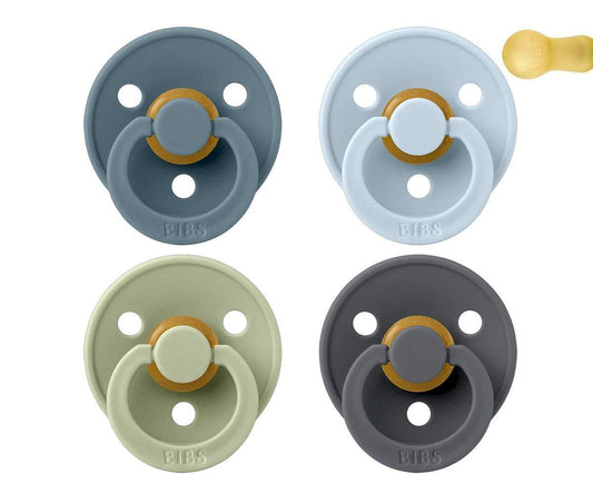 Pack 4 Chupetas BIBS Colour Petrol/Sage/Baby Blue/Iron