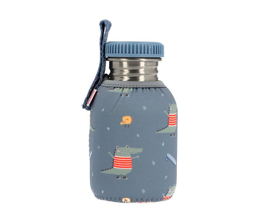 Garrafa de aço 350 ml + Forro Neoprene - Croc
