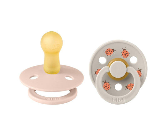 BIBS Studio Colour - Round Ladybug Blush Mix