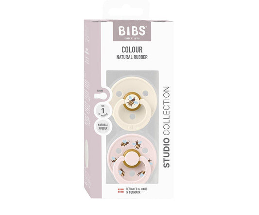 BIBS Studio Colour - Round Bumblebee Ivory Mix