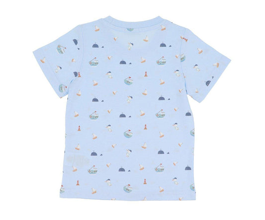 T-shirt Algodão Monnëka Fishing Boat