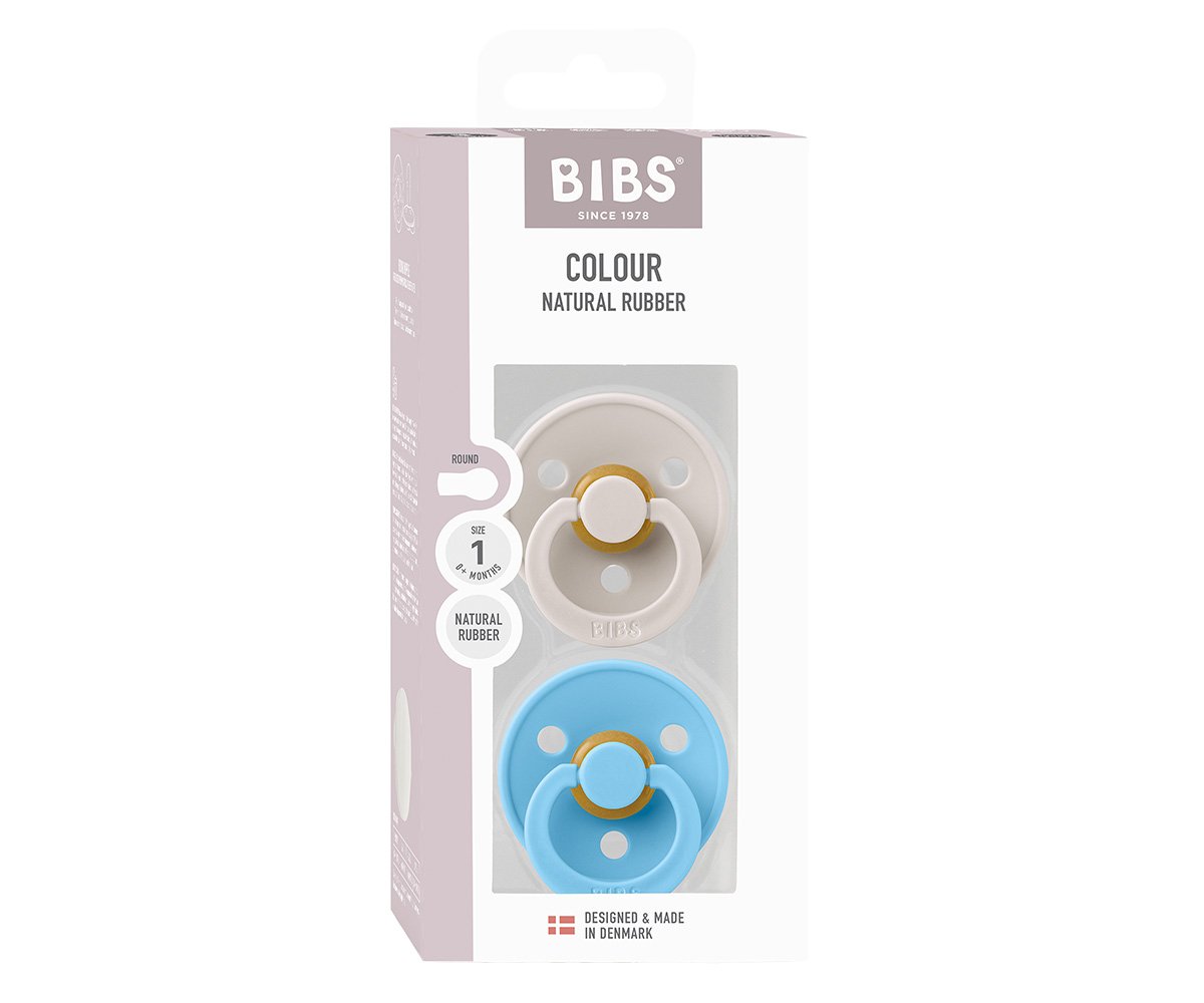 BIBS Colour - Round Mushroom/Breeze