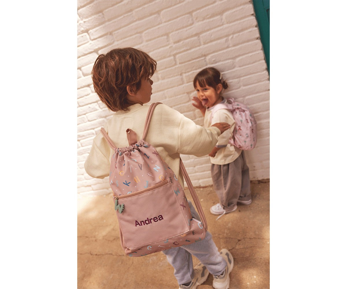 Mochila Saco Impermeável Personalizável Tutete - Funny Letters