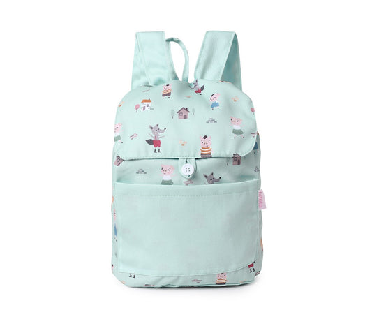 Mochila Pequena Tecido Tutete - The Three Little Pigs