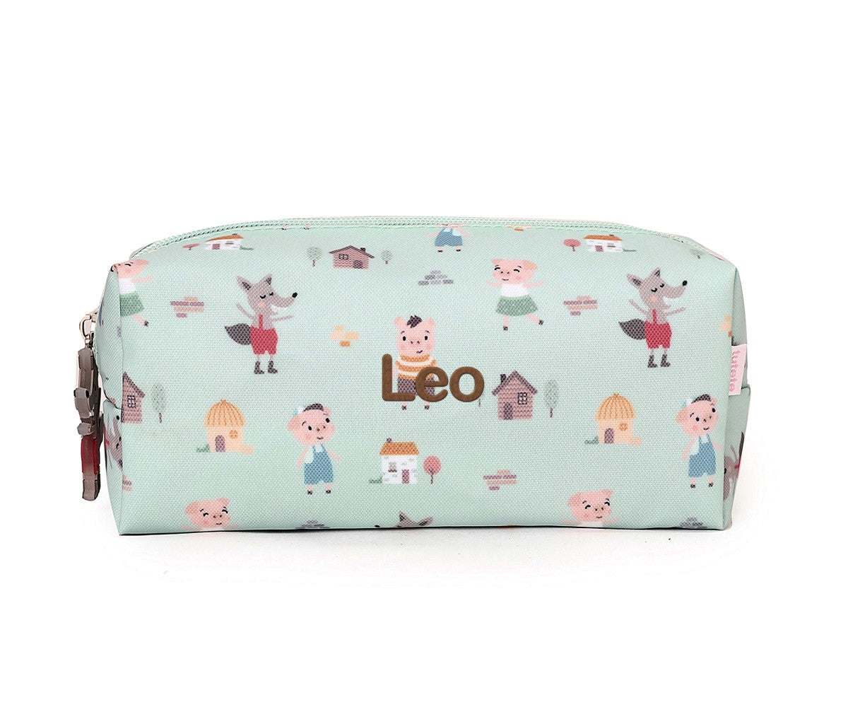 Estojo Escolar Personalizável Tutete - The Three Little Pigs