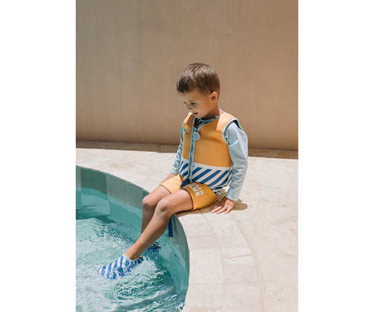 Colete Flutuador Aprendizagem Monnëka Stripes Blues & Beyond