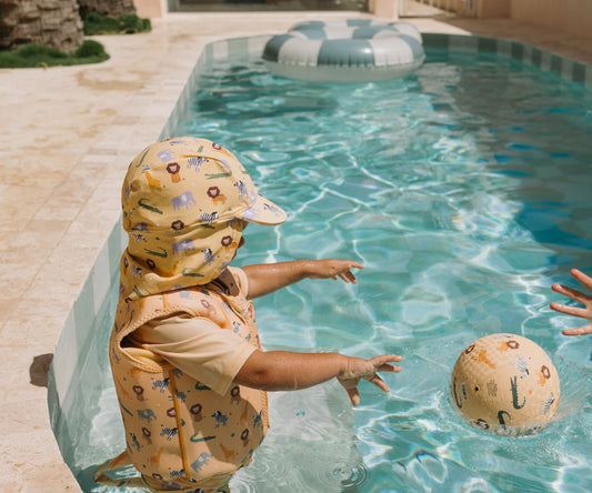 Colete Flutuador Aprendizagem Monnëka Wild Animals