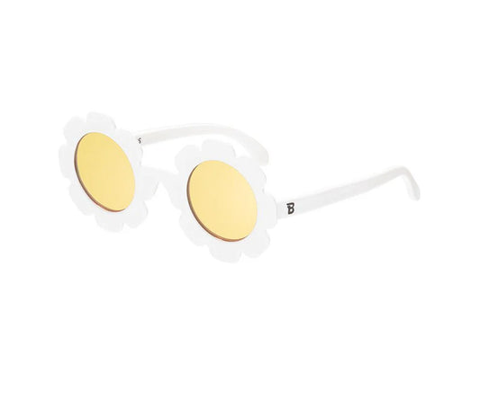 Óculos de Sol Flexíveis - Daisy Flower Yellow Mirrored Lenses