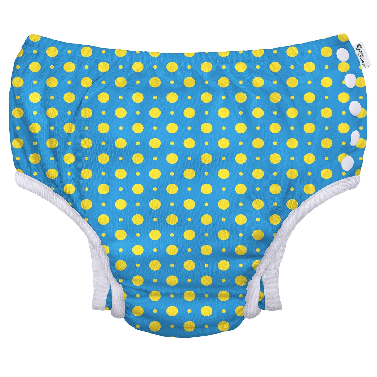 Fralda Reutilizável Para Piscina e Praia - Blue Polka