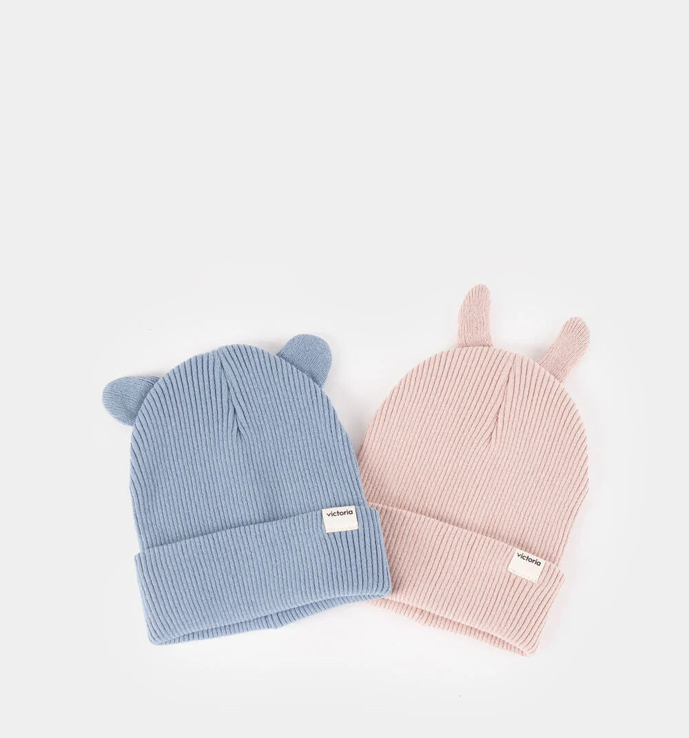 Gorro Victoria Cotton Animais - Azul