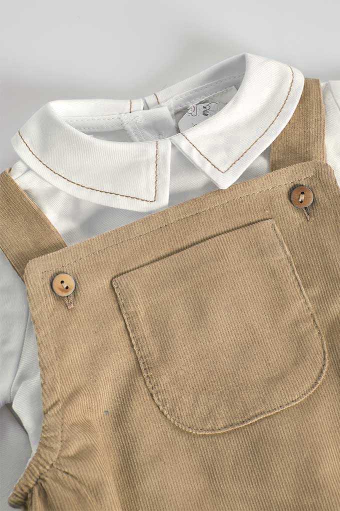 Jardineira Bebé Bombazine Menino