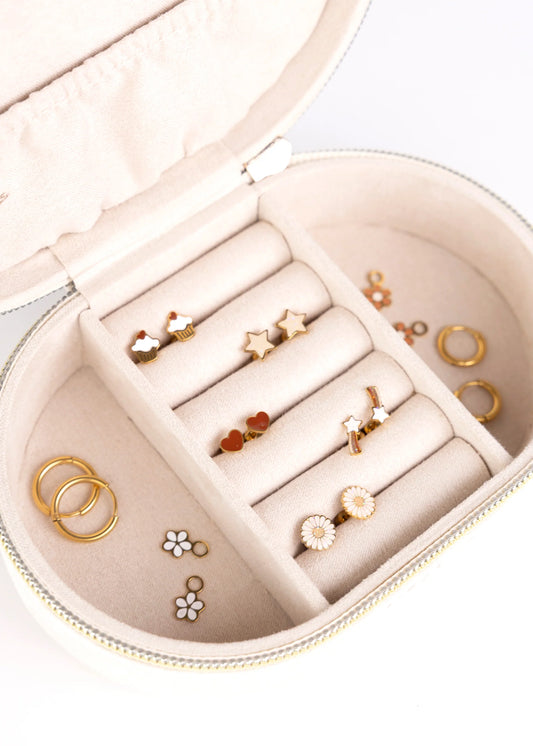 Caixa de Jóias Aura - Embroidery Daisy