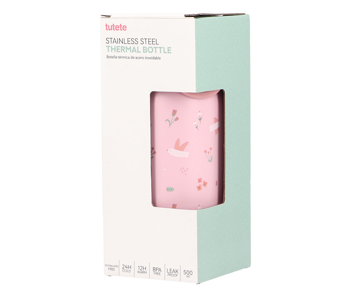 Garrafa Térmica 500ml Tutete - Blossom Birds