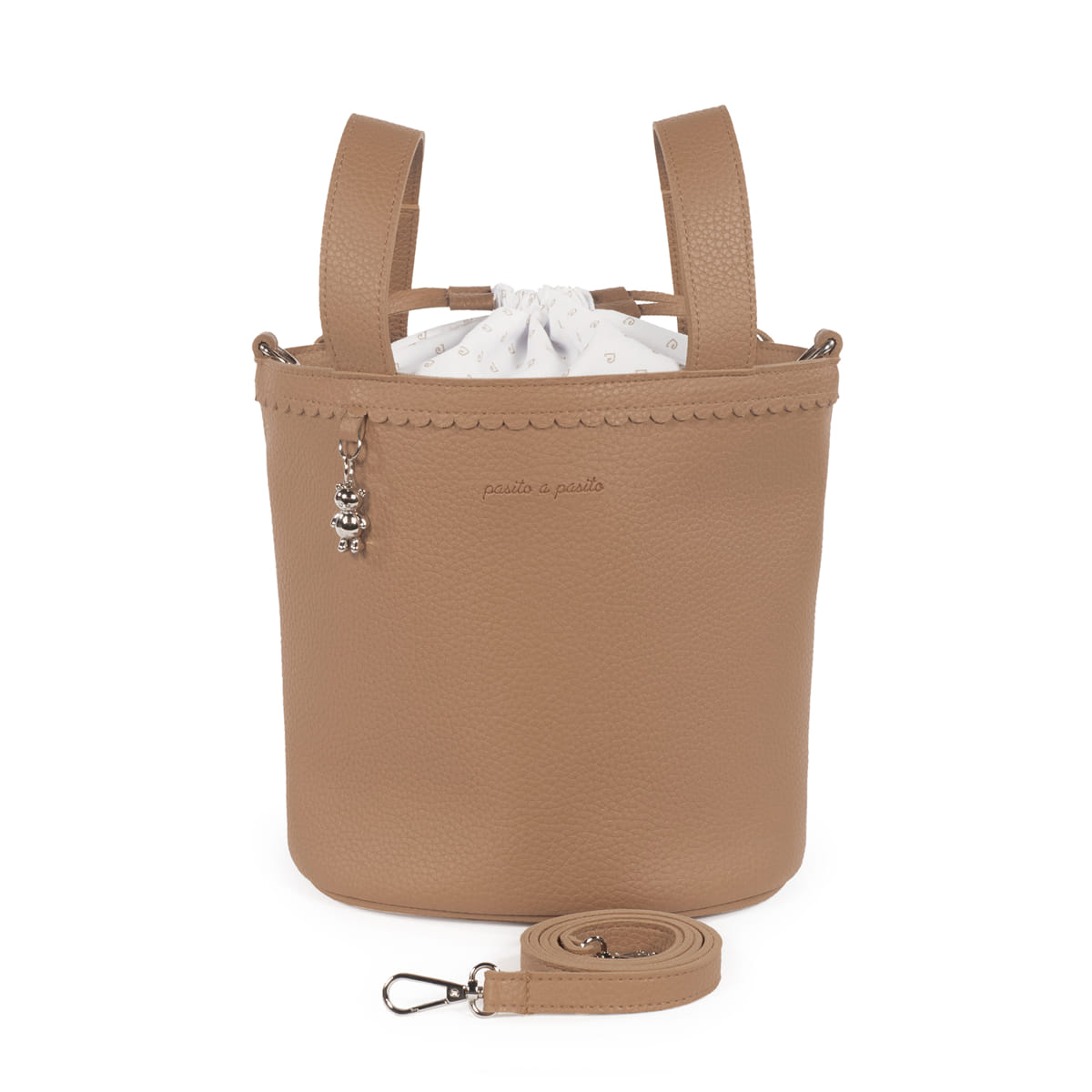 Bolsa Bucket Icon Caramel