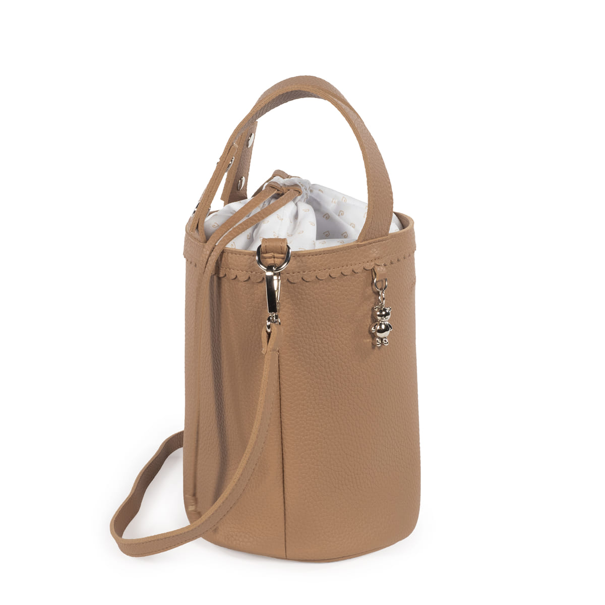Bolsa Bucket Icon Caramel