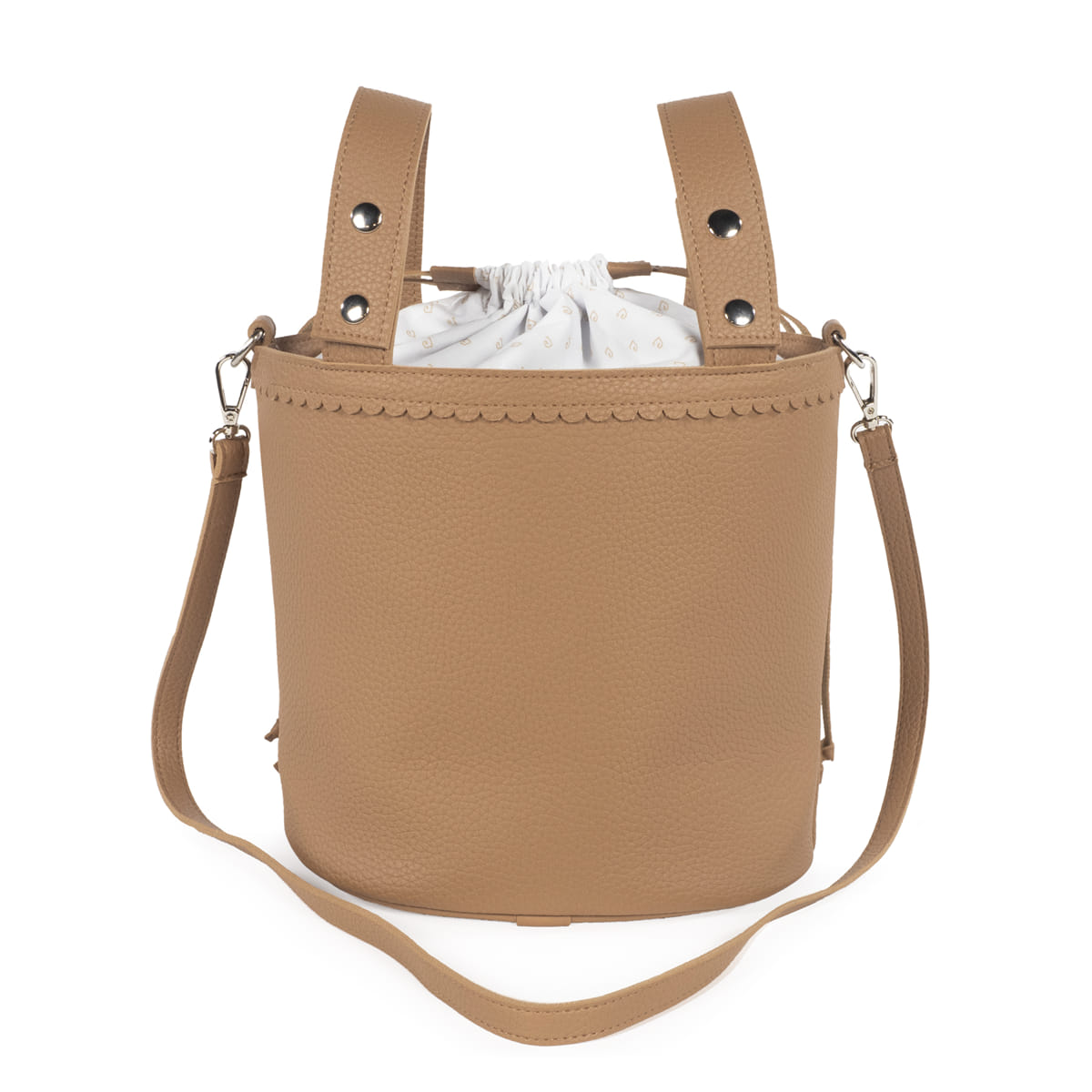 Bolsa Bucket Icon Caramel