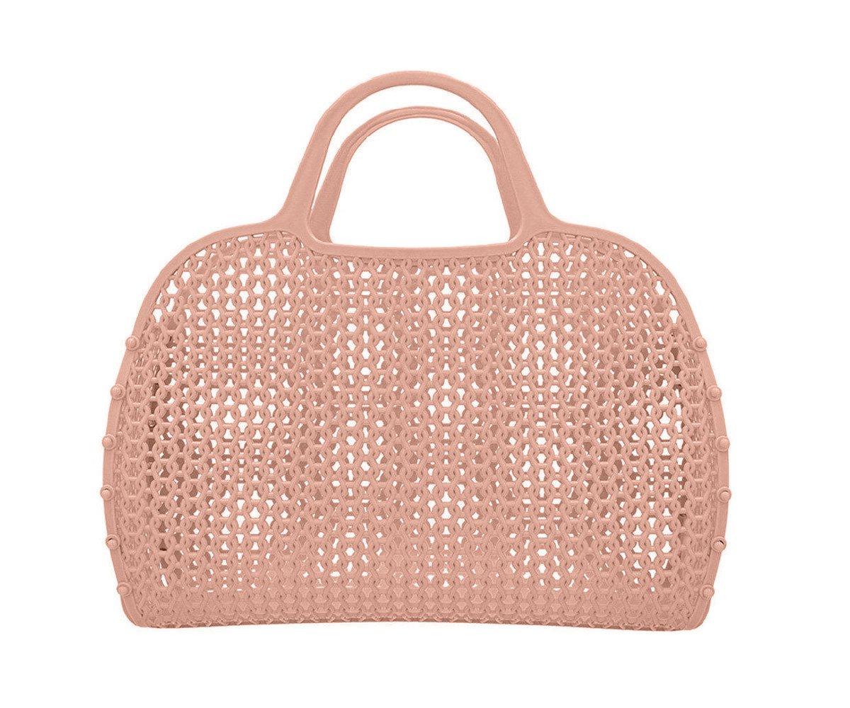 Mala de Praia Vintage Retro Blush Apricot
