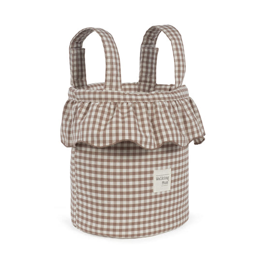 Walking Mum Bolsa Bucket - Praliné Vichy Moka