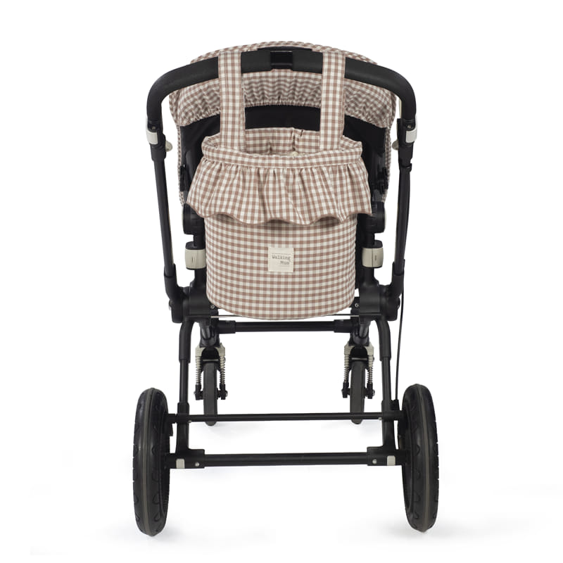 Walking Mum Bolsa Bucket - Praliné Vichy Moka
