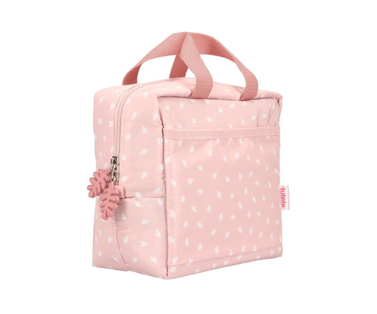 Bolsa Térmica Acolchoada Personalizável - Leaves Pink