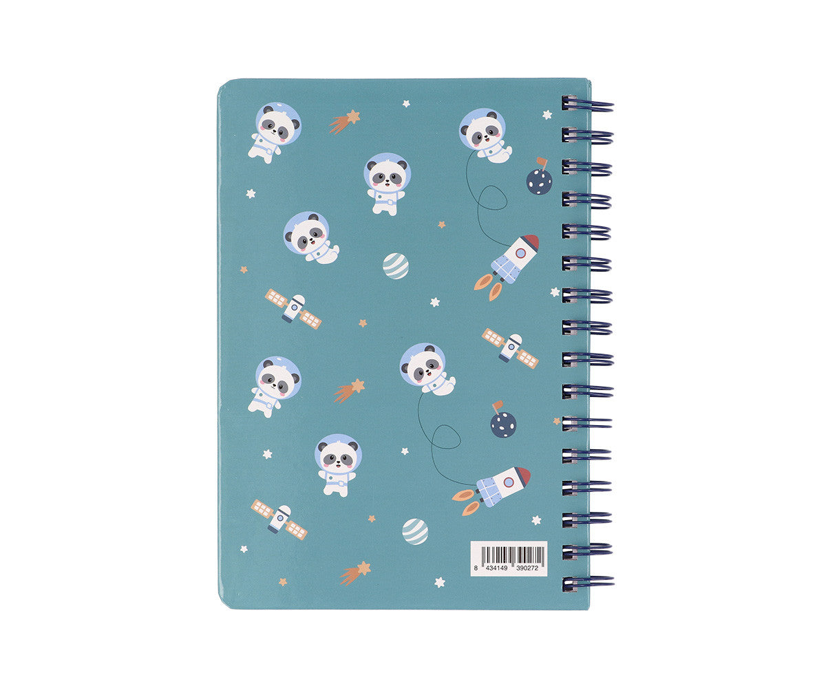 Caderno Escolar Tutete - Pandas In Space