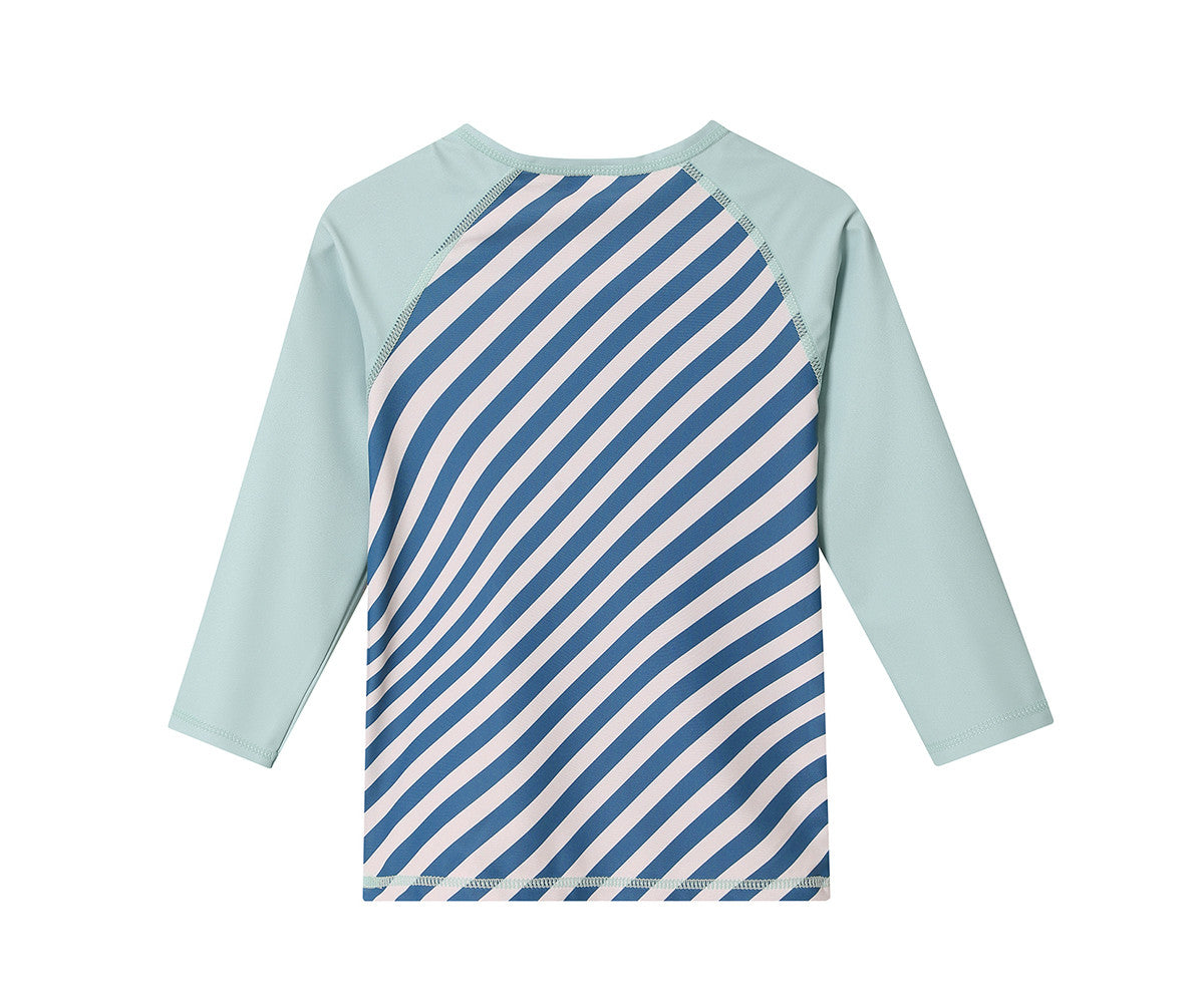 Camisola de Manga Comprida c/ Proteção Solar Monnëka Stripes Blues & Beyond
