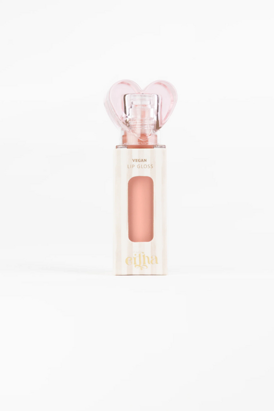 Batom Glimmies - Flavored Vegan Lip Gloss - Nude Pink - Strawberrie Flavor
