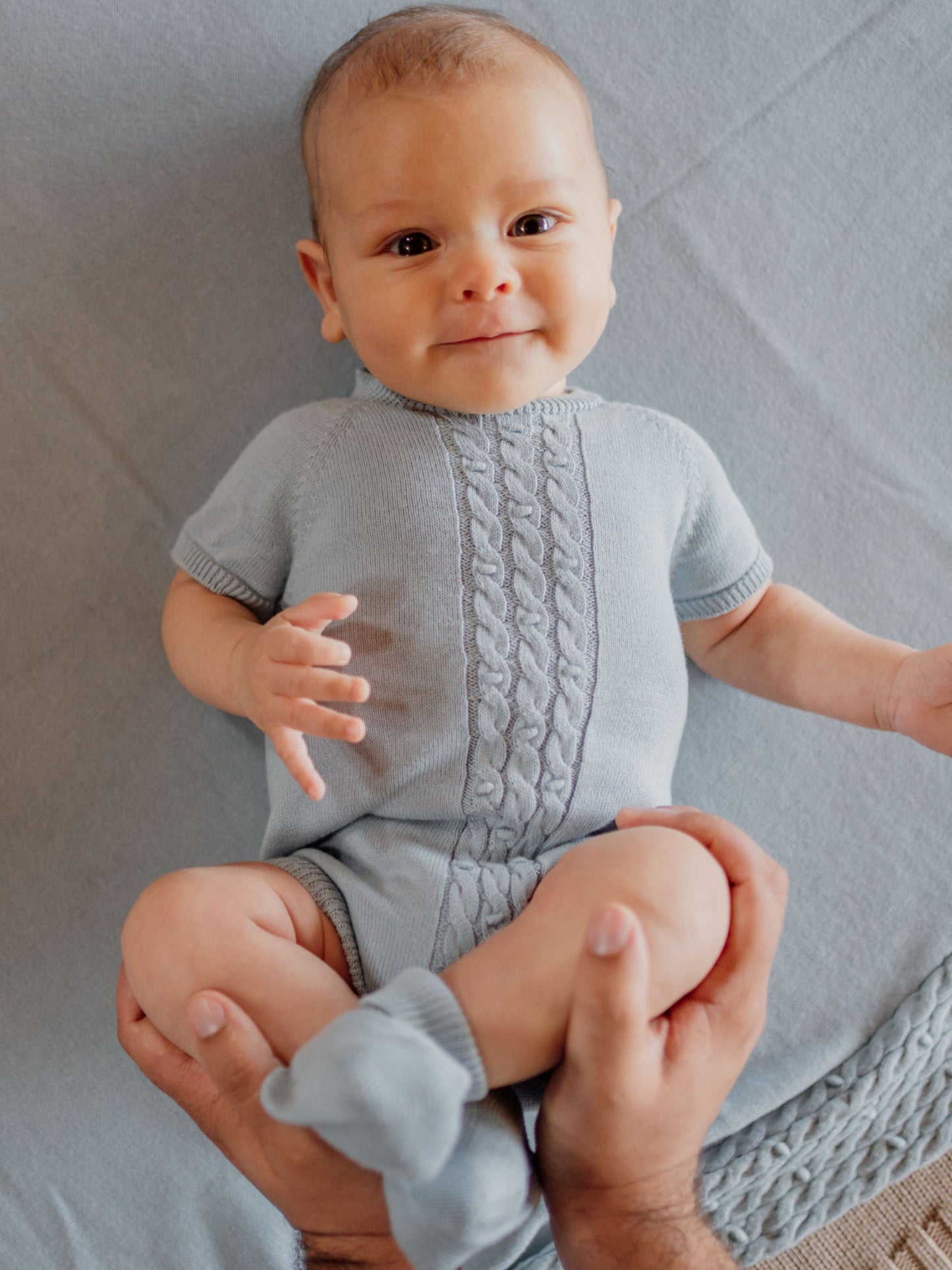 Carapins bota tricotados em algodão orgânico - PURE FEELINGS