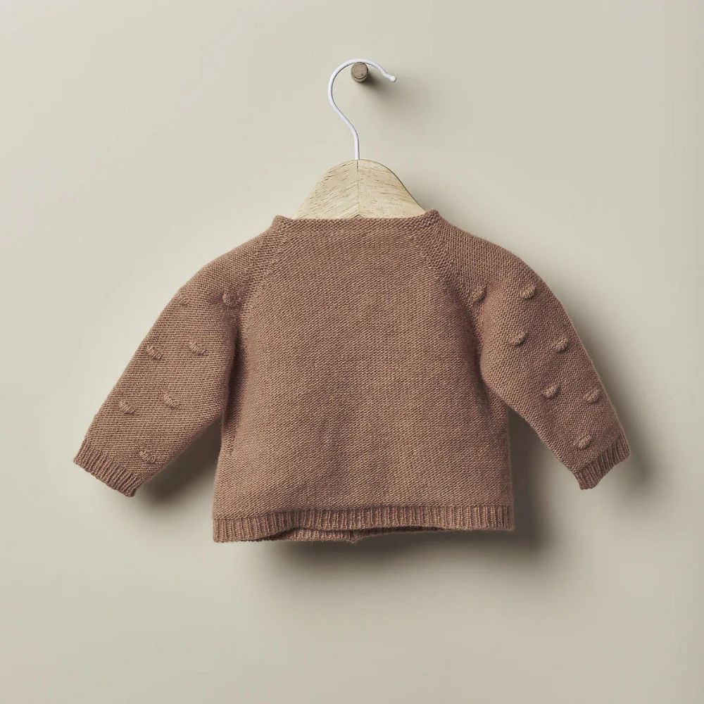 Casaco de manga comprida tricotado - HAPPY TIME IN WINTER