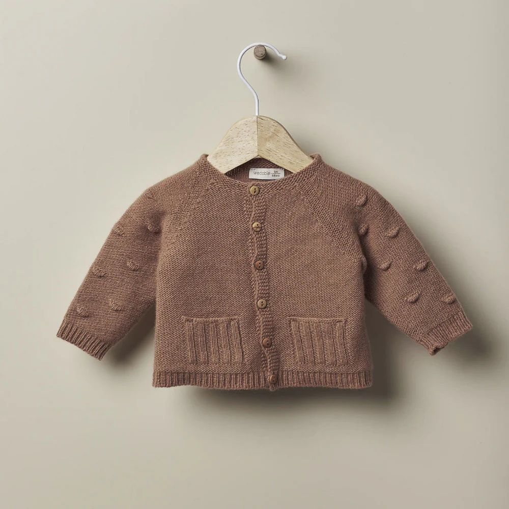 Casaco de manga comprida tricotado - HAPPY TIME IN WINTER