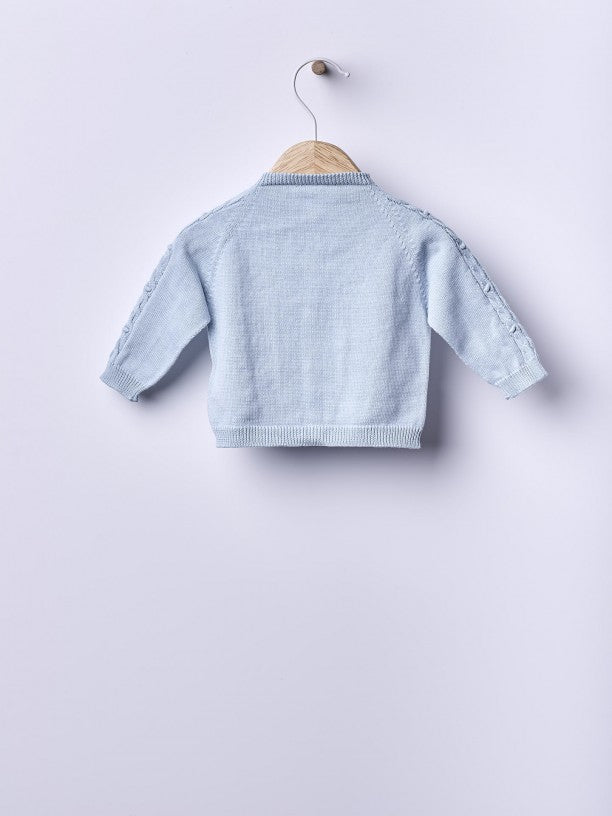 Casaco tricotado em algodão orgânico - PURE FEELINGS