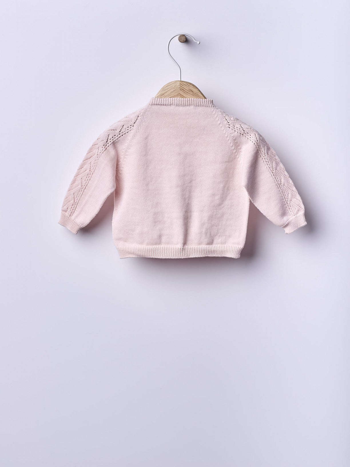 Casaco tricotado em algodão orgânico - ROMANTIC SPRING DAY