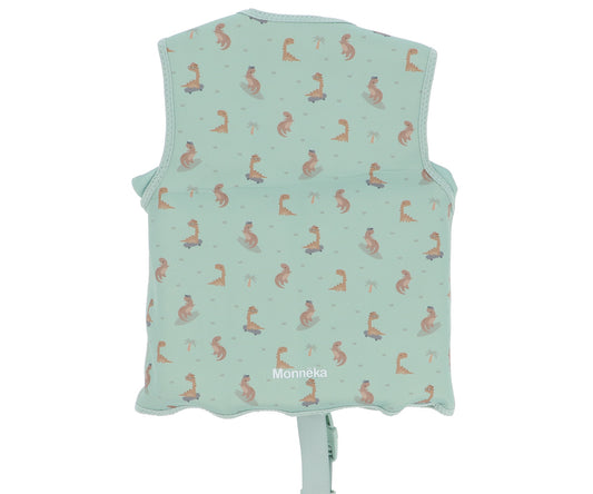 Colete Flutuador de Aprendizagem Monnëka Cool Dinos