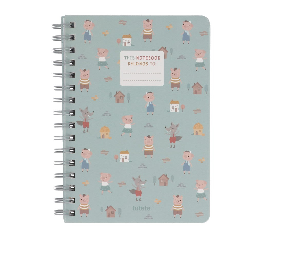 Caderno Escolar Tutete - The Three Little Pigs