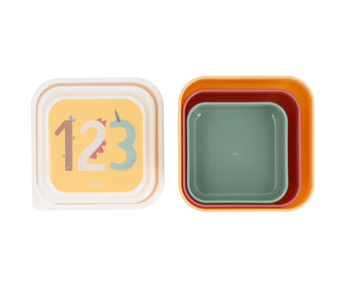 Pack 3 Caixas Lancheiras Tutete - Funny Letters