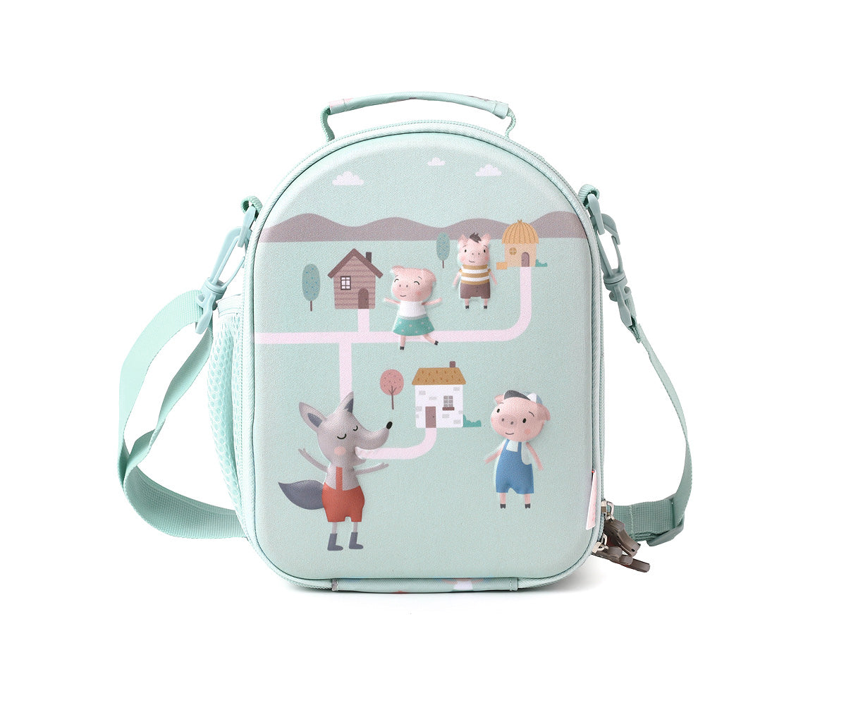 Bolsa Lanche Térmica 3D Tutete - The Three Little Pigs