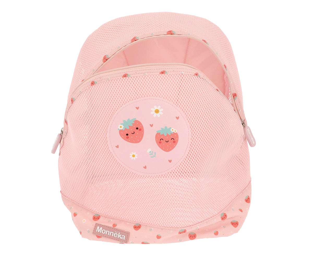 Mochila Infantil Anti-Areia Monnëka Strawberries